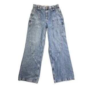 Free People We The Free Jeans Size 29 Haywire High Rise Skater Leg Baggy